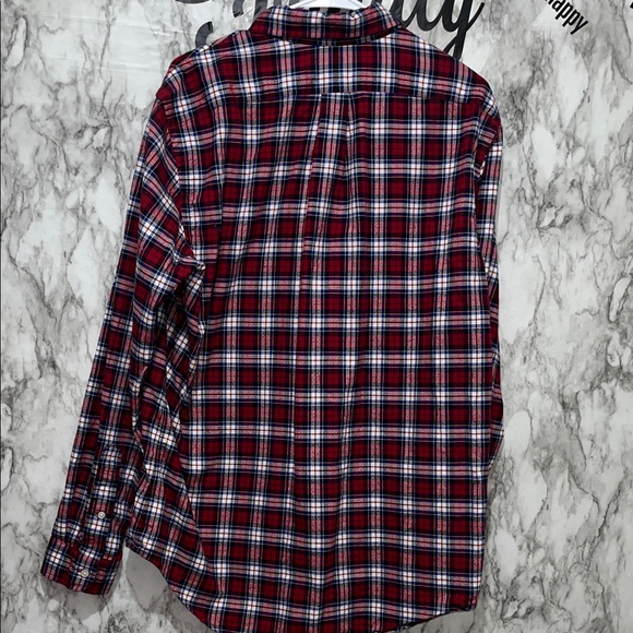 Polo by Ralph Lauren Red and Blue Plaid Shirt - Picture 4 of 5